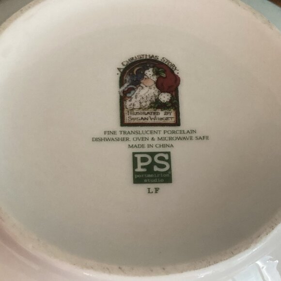 Portmeirion Studio Susan Winget 7" Serving Bowl Night Before Christmas - Picture 7 of 8